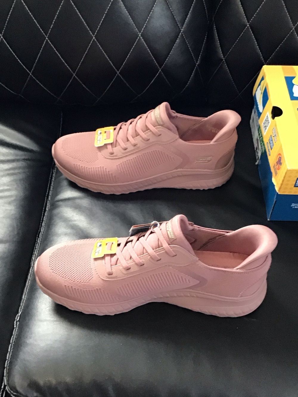 Skechers BOBS Sport Slip-In Sneakers - Mauve Pink - Picture 5 of 9